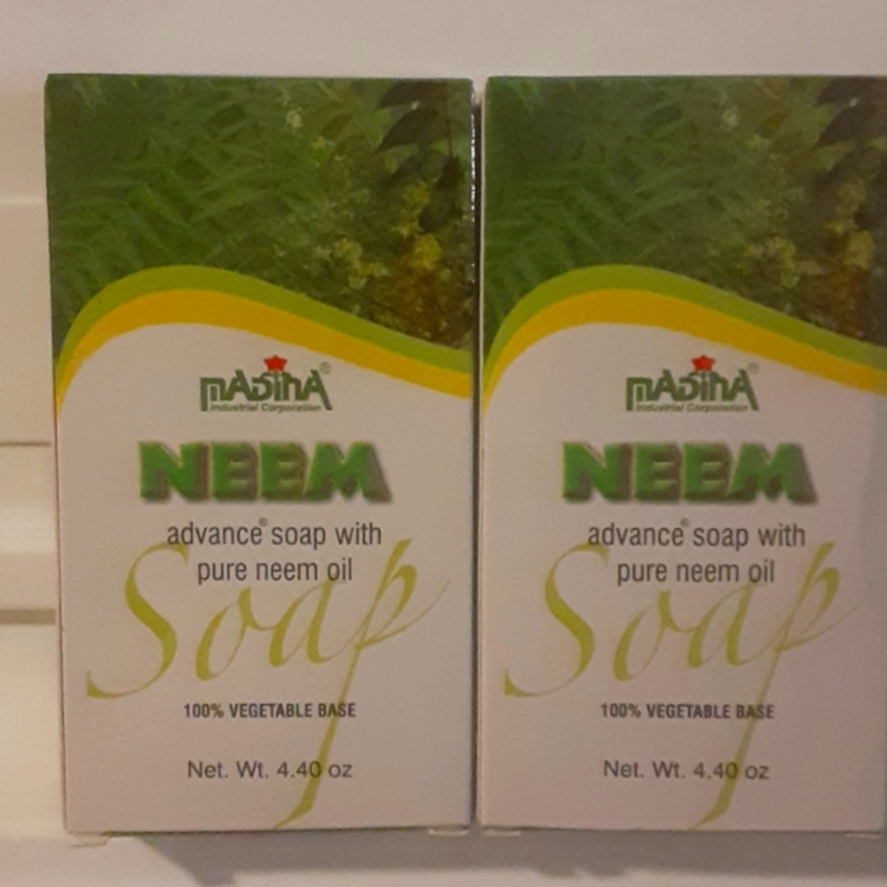 2 Bars of Neem Advance soap with Pure and natural Neem oil...